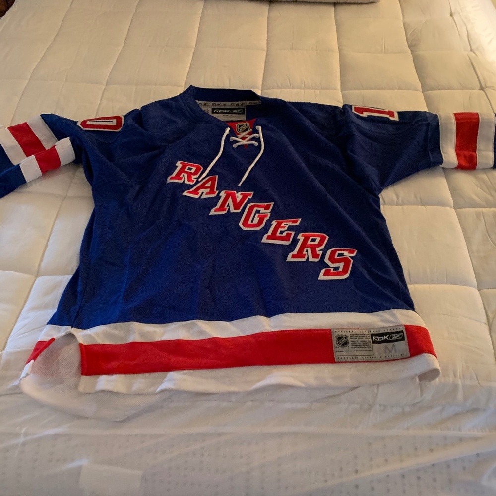 Rangers Home Blue Jersey Marian Gaborik